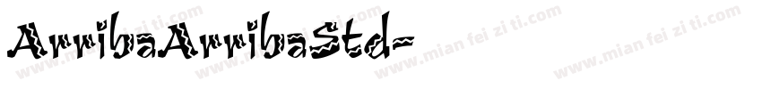 ArribaArribaStd字体转换