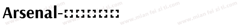 Arsenal字体转换