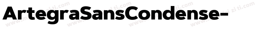 ArtegraSansCondense字体转换