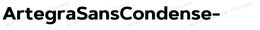 ArtegraSansCondense字体转换