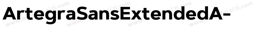 ArtegraSansExtendedA字体转换
