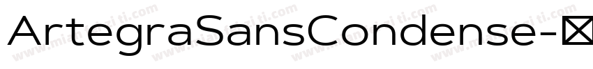 ArtegraSansCondense字体转换