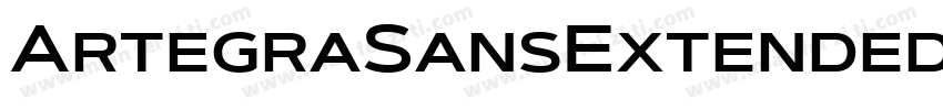 ArtegraSansExtended字体转换