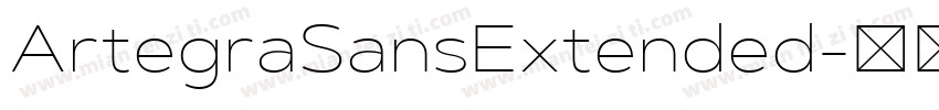 ArtegraSansExtended字体转换