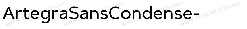 ArtegraSansCondense字体转换