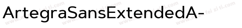 ArtegraSansExtendedA字体转换