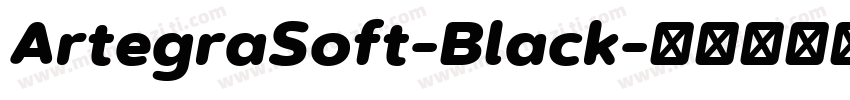 ArtegraSoft-Black字体转换