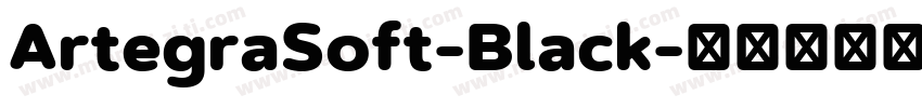 ArtegraSoft-Black字体转换