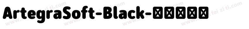 ArtegraSoft-Black字体转换
