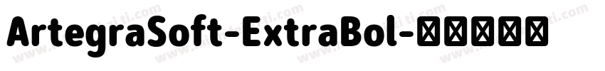 ArtegraSoft-ExtraBol字体转换