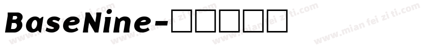 BaseNine字体转换