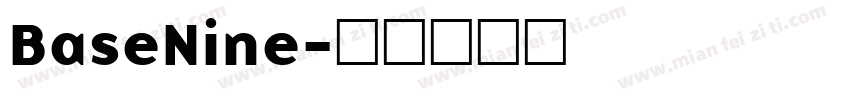 BaseNine字体转换