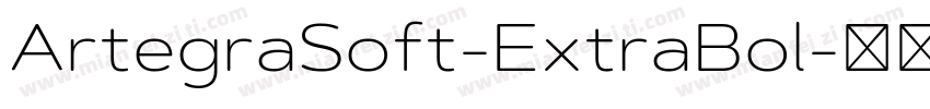 ArtegraSoft-ExtraBol字体转换