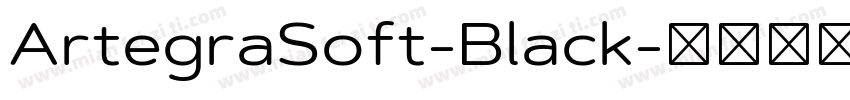 ArtegraSoft-Black字体转换