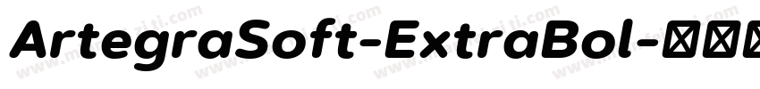 ArtegraSoft-ExtraBol字体转换