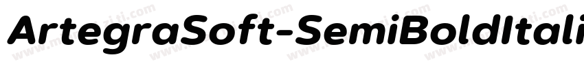 ArtegraSoft-SemiBoldItalic字体转换