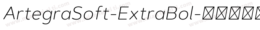 ArtegraSoft-ExtraBol字体转换