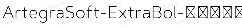 ArtegraSoft-ExtraBol字体转换