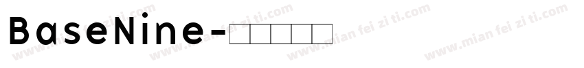 BaseNine字体转换