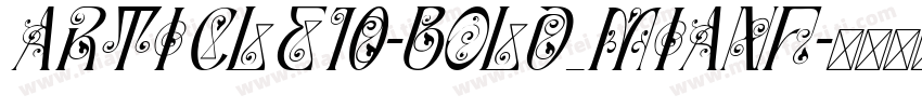 Article10-Bold_mianf字体转换