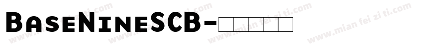 BaseNineSCB字体转换