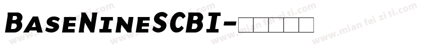 BaseNineSCBI字体转换