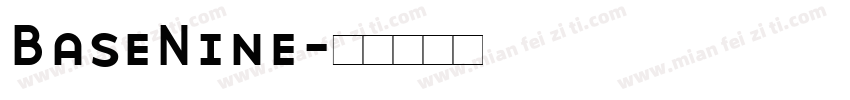 BaseNine字体转换