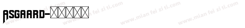 Asgaard字体转换