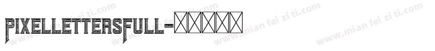 PixellettersFull字体转换 PixellettersFull字体转换