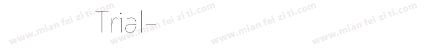 金留庆弘明Trial字体转换