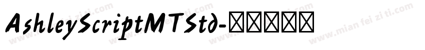 AshleyScriptMTStd字体转换