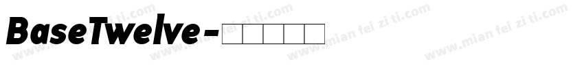 BaseTwelve字体转换