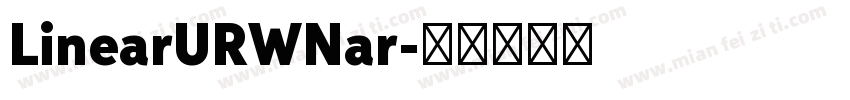 LinearURWNar字体转换