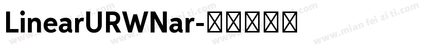 LinearURWNar字体转换