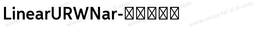 LinearURWNar字体转换