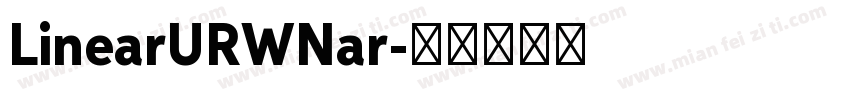 LinearURWNar字体转换