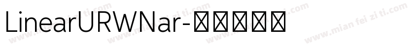 LinearURWNar字体转换