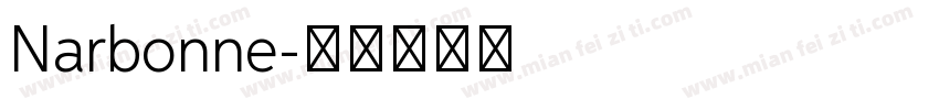 Narbonne字体转换