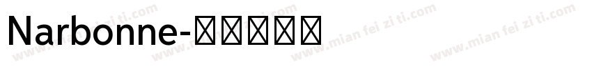 Narbonne字体转换