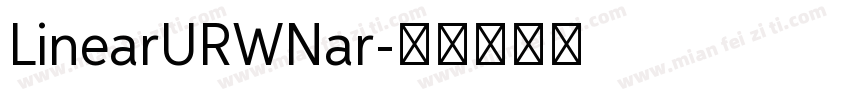 LinearURWNar字体转换