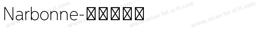 Narbonne字体转换