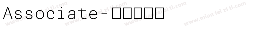 Associate字体转换
