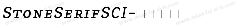 StoneSerifSCI字体转换