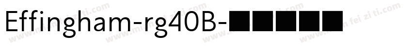 Effingham-rg40B字体转换