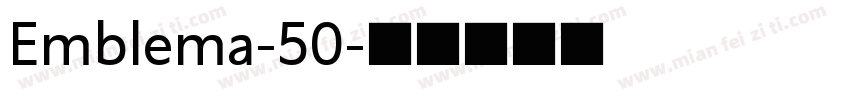 Emblema-50字体转换