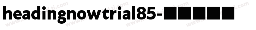 headingnowtrial85字体转换