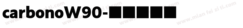 carbonoW90字体转换