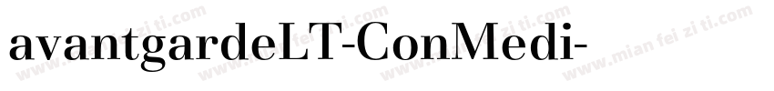 avantgardeLT-ConMedi字体转换