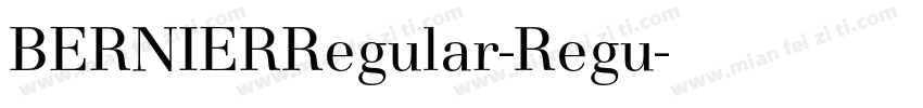 BERNIERRegular-Regu字体转换