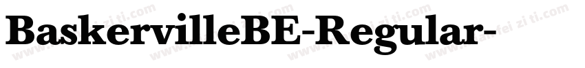 BaskervilleBE-Regular字体转换
